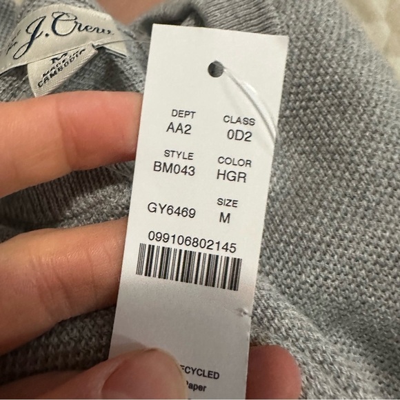 J crew Cotton piqué-stitch crewneck sweater - Picture 3 of 3